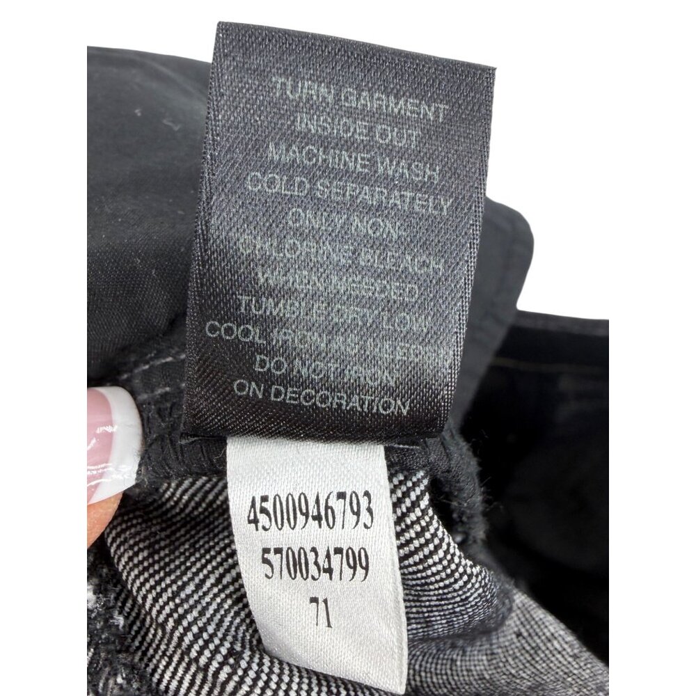 NWT White House Black Market Black Rhinestone Flare Jeans 4 | Indie Sleaze Retro - Picture 14 of 16